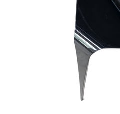 FLO - Metal dining room table with stiletto legs and custom finishes