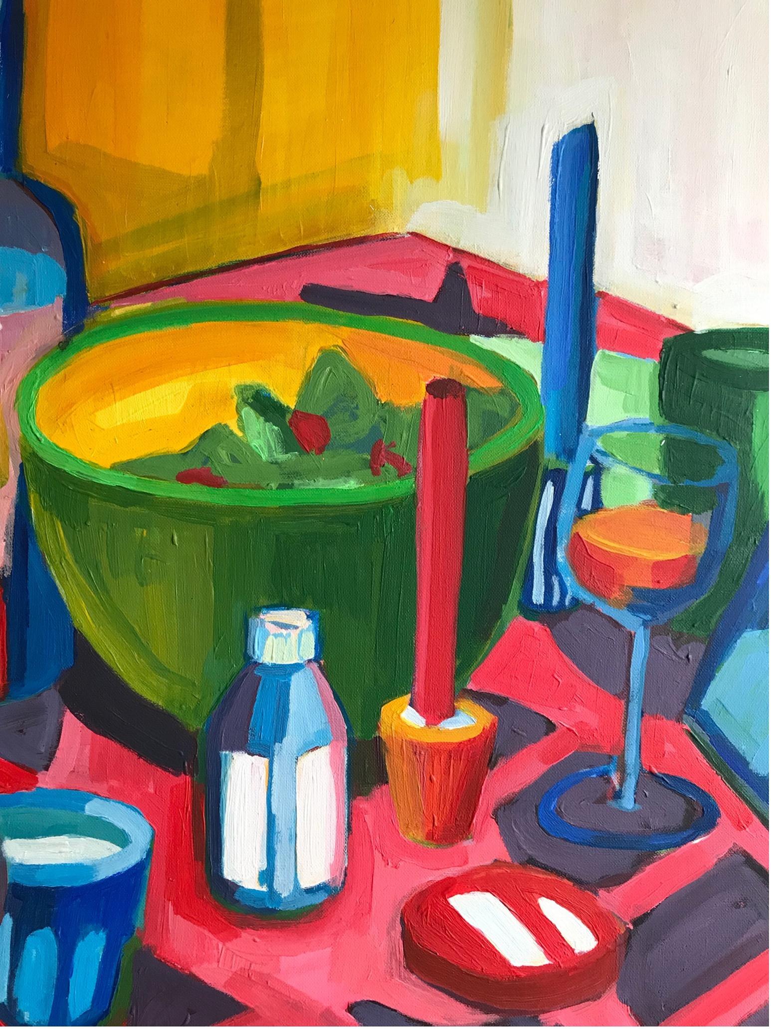 Still life 1 Painting - Contemporary Art by Flo Postgate 