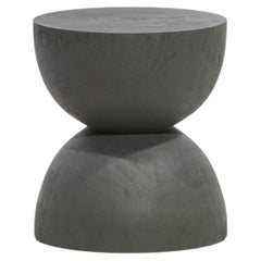 FLO stool, Rough Green Monkey Pod finishing