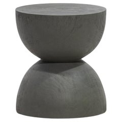 Tabouret FLO, finition vert brut Monkey Pod