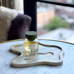 Flo Tray: Organic-shaped Tray in Matcha by Anastasio Home