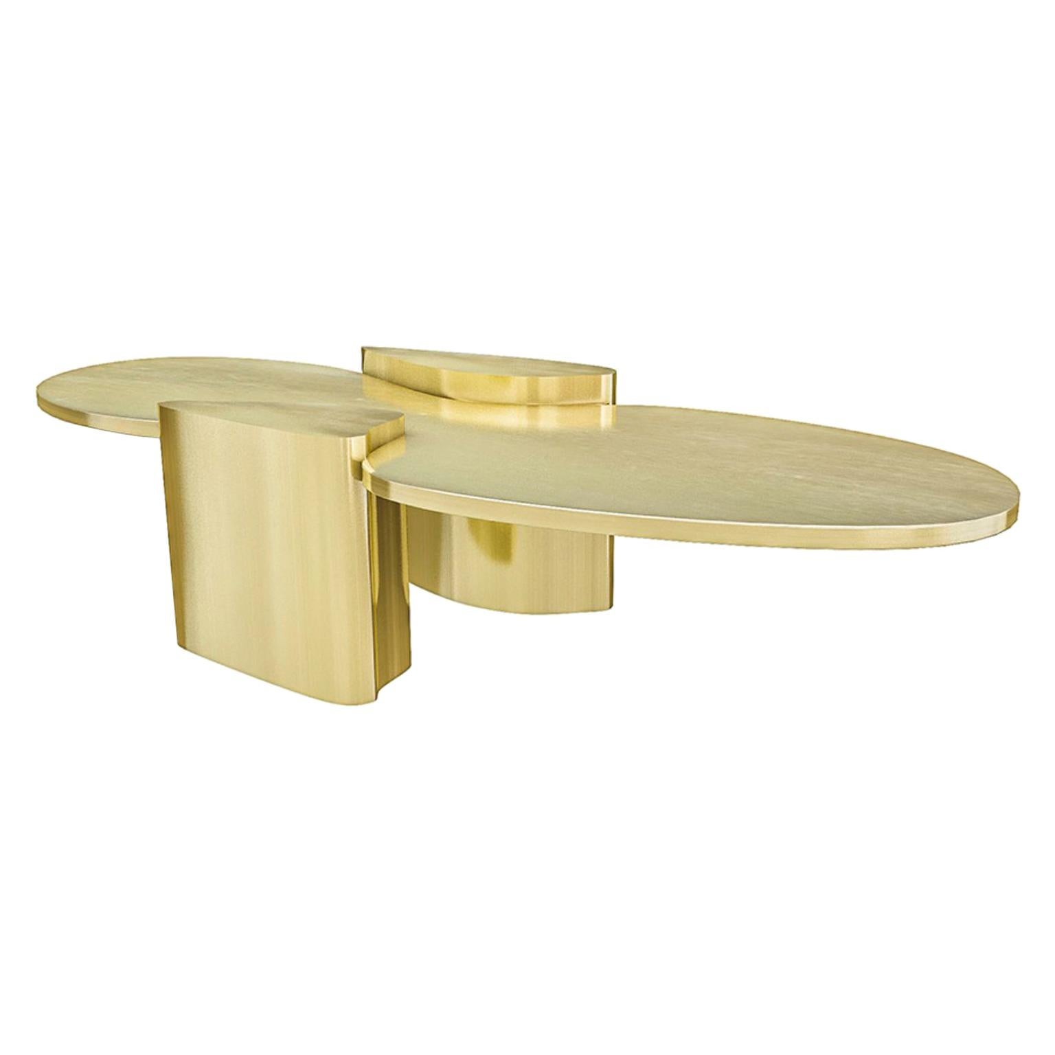 Float Coffee Table French Walnut For Sale at 1stDibs