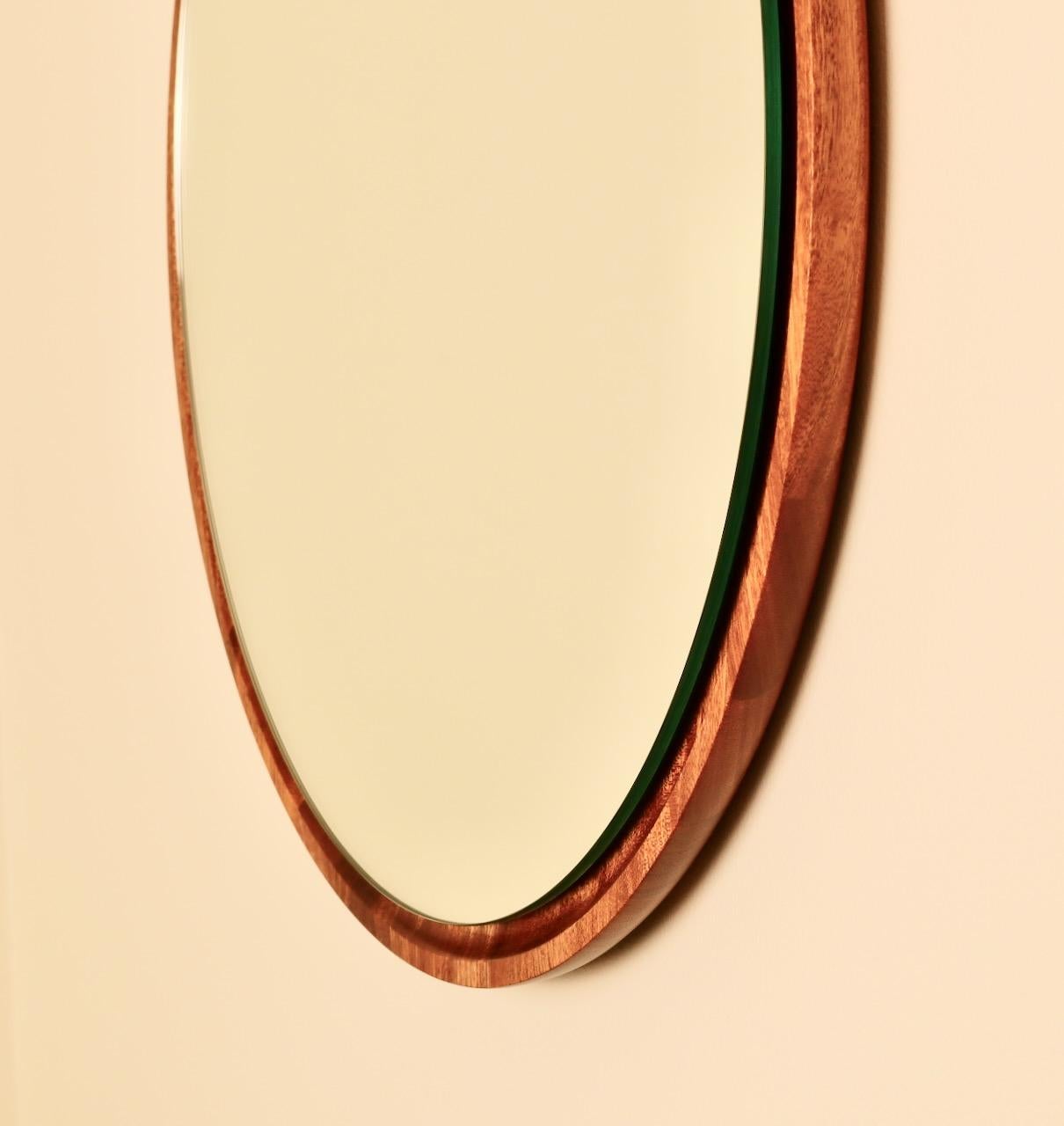 Canadian FLOAT MIRROR in Sapele For Sale
