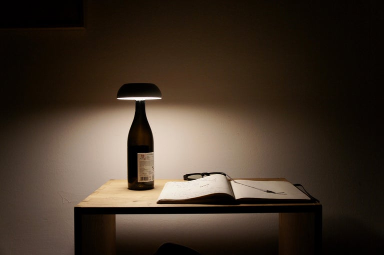 Float: Modern Italian Portable Battery Powered Table Lamp, Water Resistant  For Sale at 1stDibs