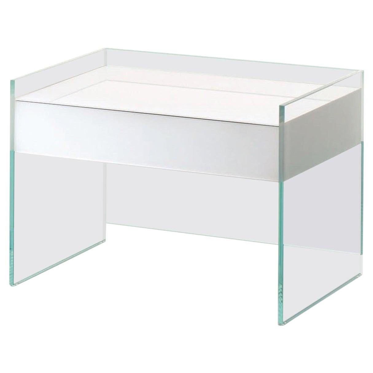 FLOAT Small Nightstand, by Patrick Norguet for Glas Italia