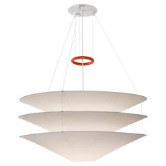 Floatation Ø 39 inches pendant paper lamp by Ingo Maurer