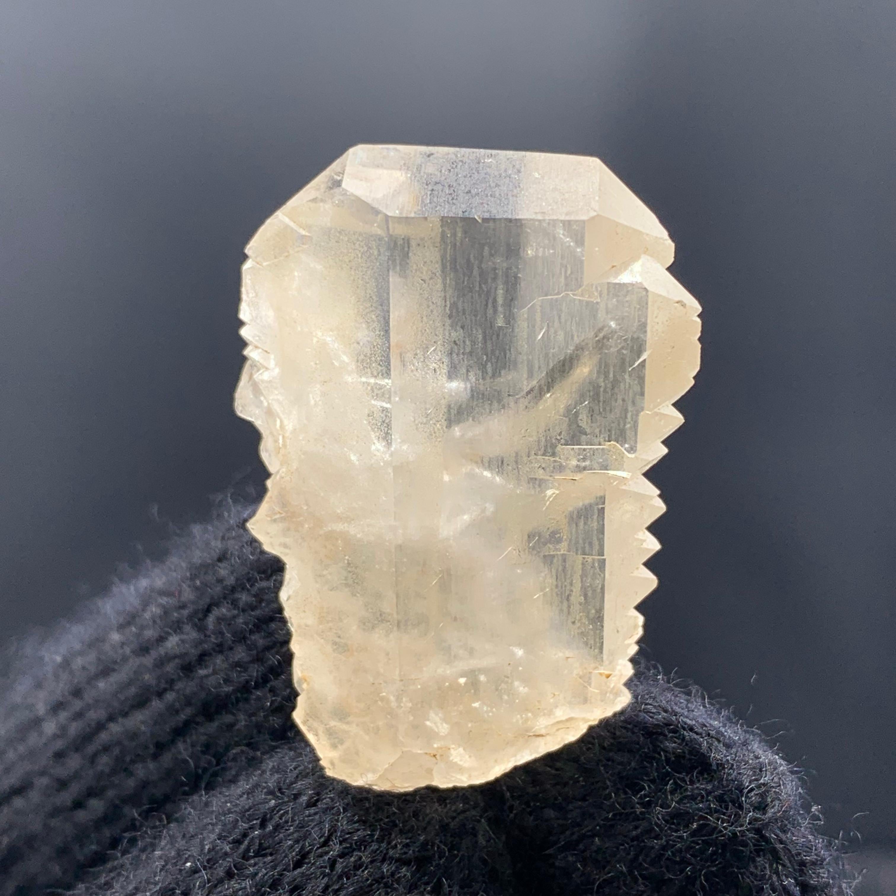 Contemporary Floater Of Gwindel Quartz Crystal With Excellent Transparency From Pakistan For Sale