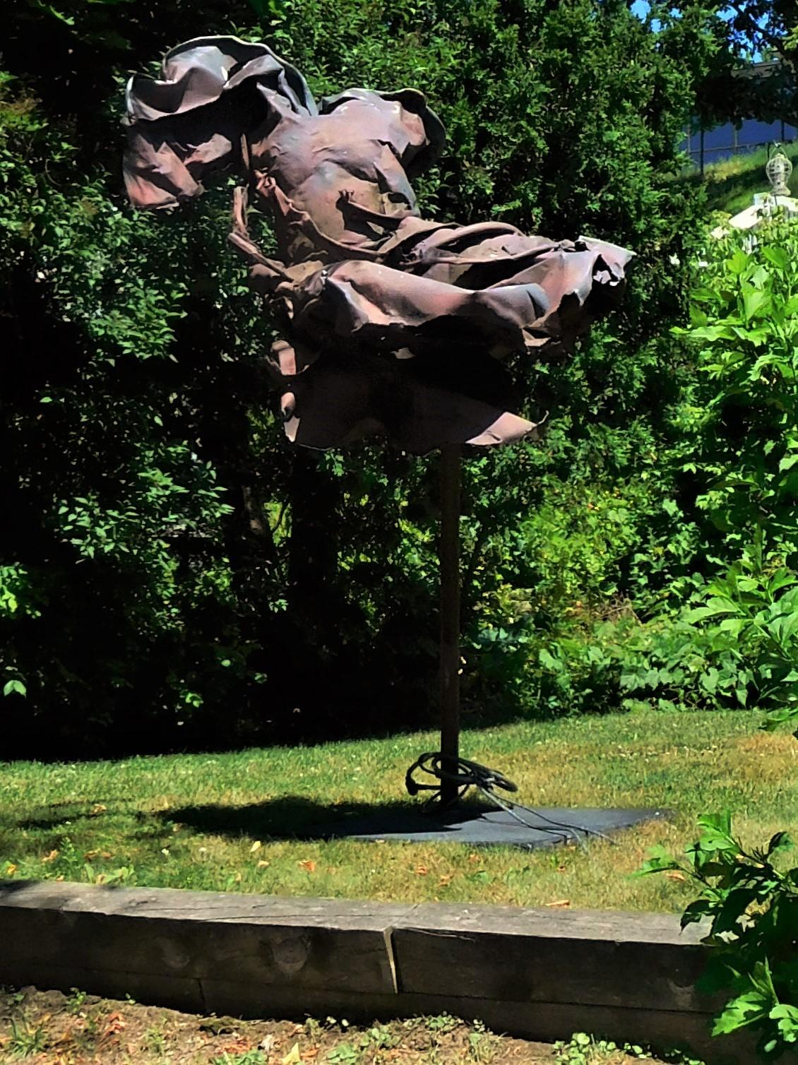 Floating Angel, Expressionist Figurative Lawn Sculpture by Judith Brown, 1986 For Sale 6