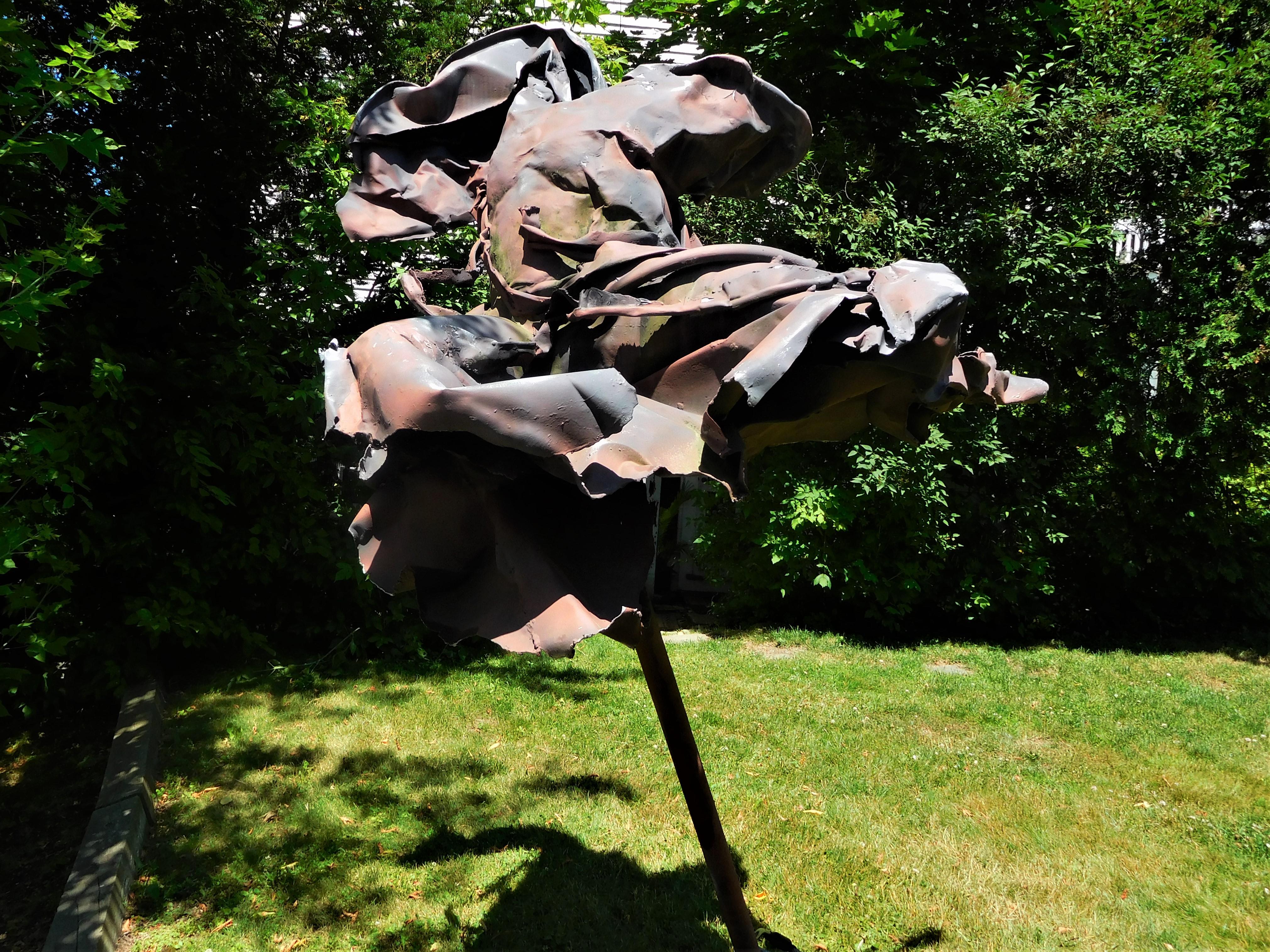 Late 20th Century Floating Angel, Expressionist Figurative Lawn Sculpture by Judith Brown, 1986 For Sale