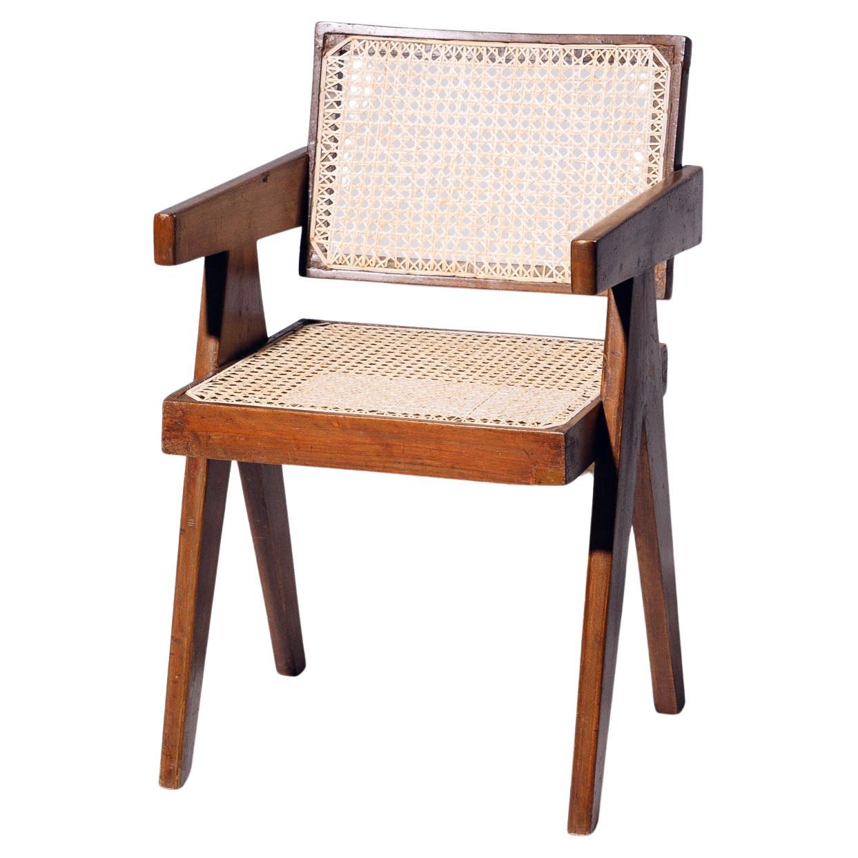 Floating Back Chair by Pierre Jeanneret for Chandigarh, India, Circa 1955-56