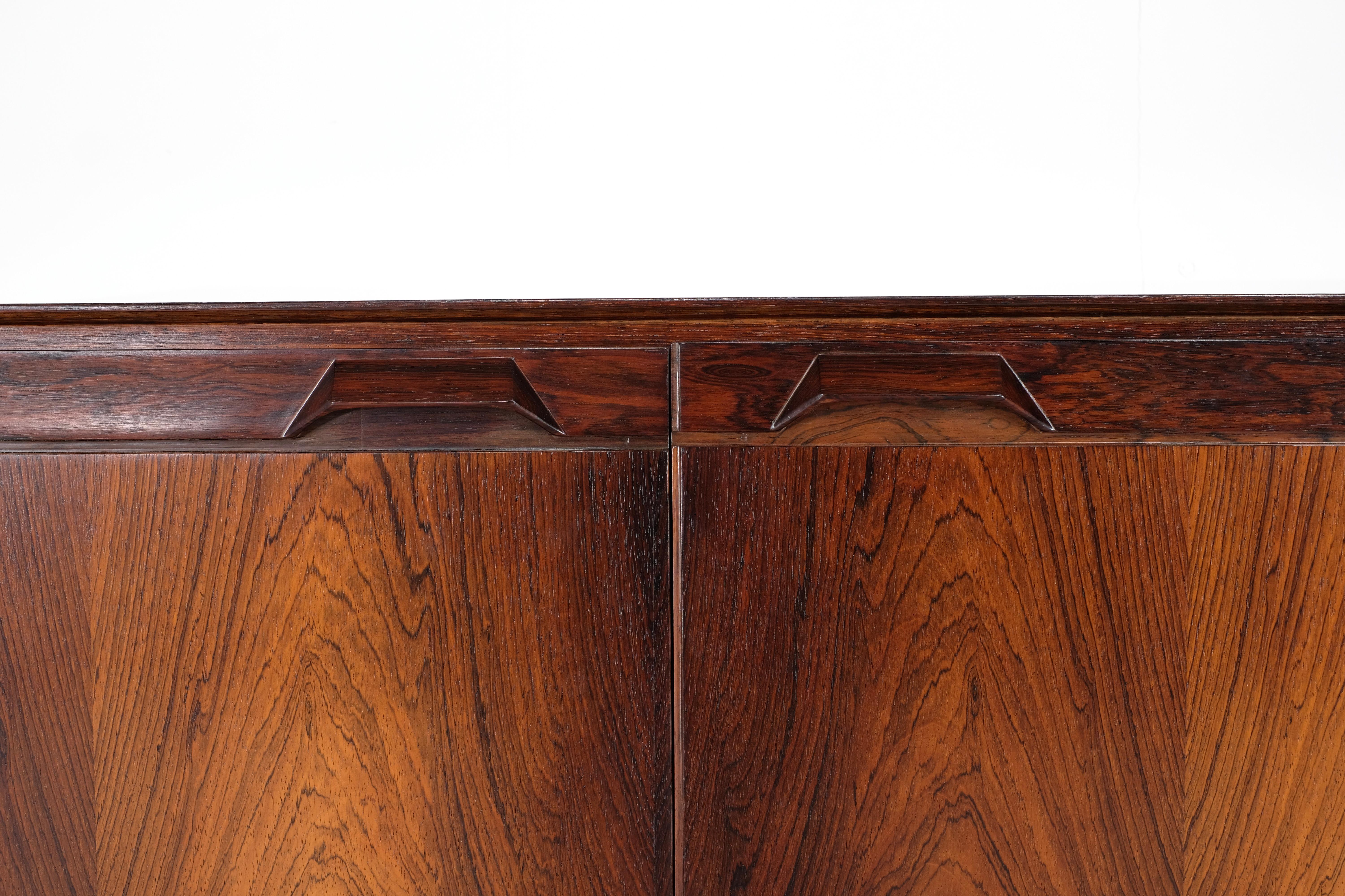 Floating buffet Sideboard in wood, Italy 1960s. For Sale 1