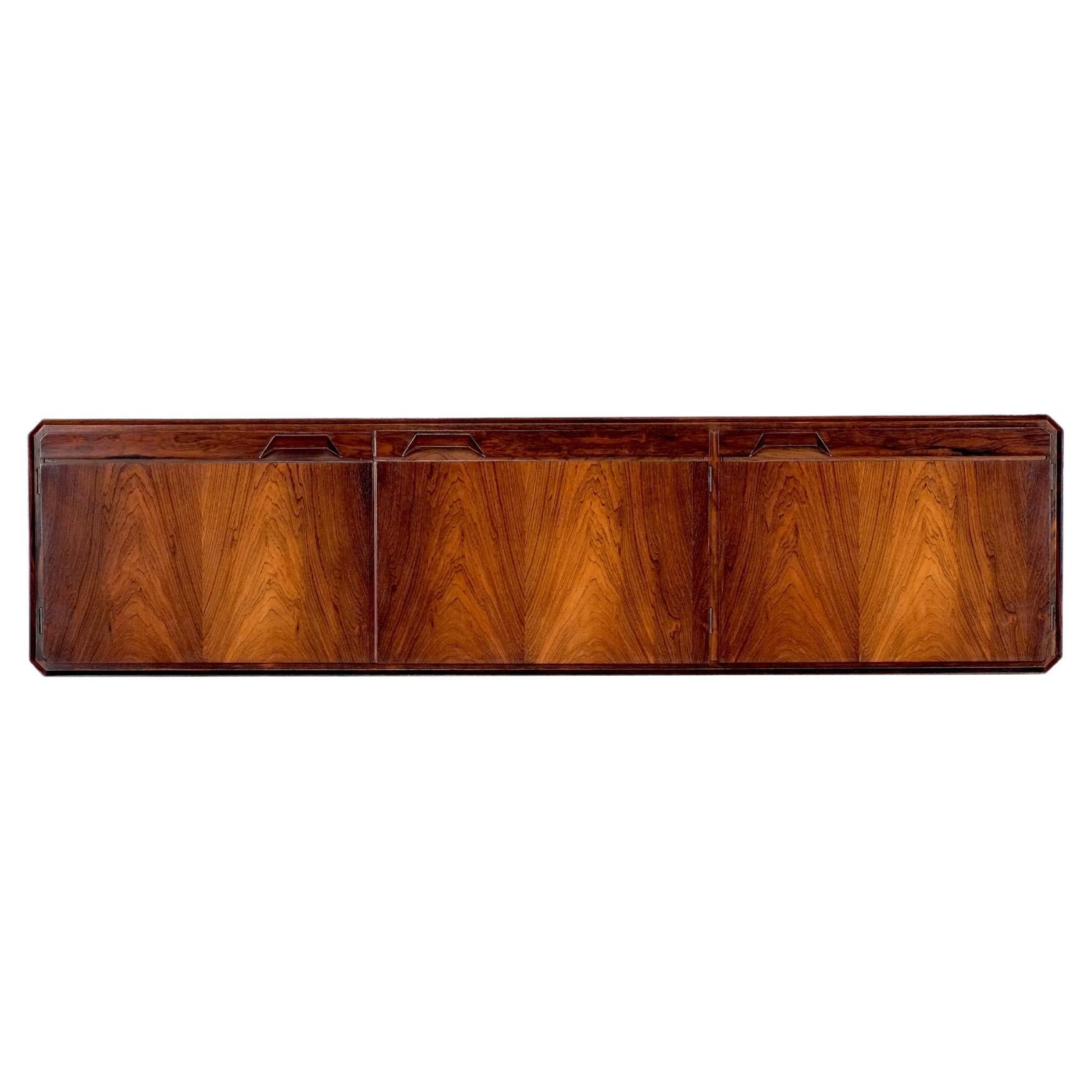 Floating buffet Sideboard in wood, Italy 1960s.
