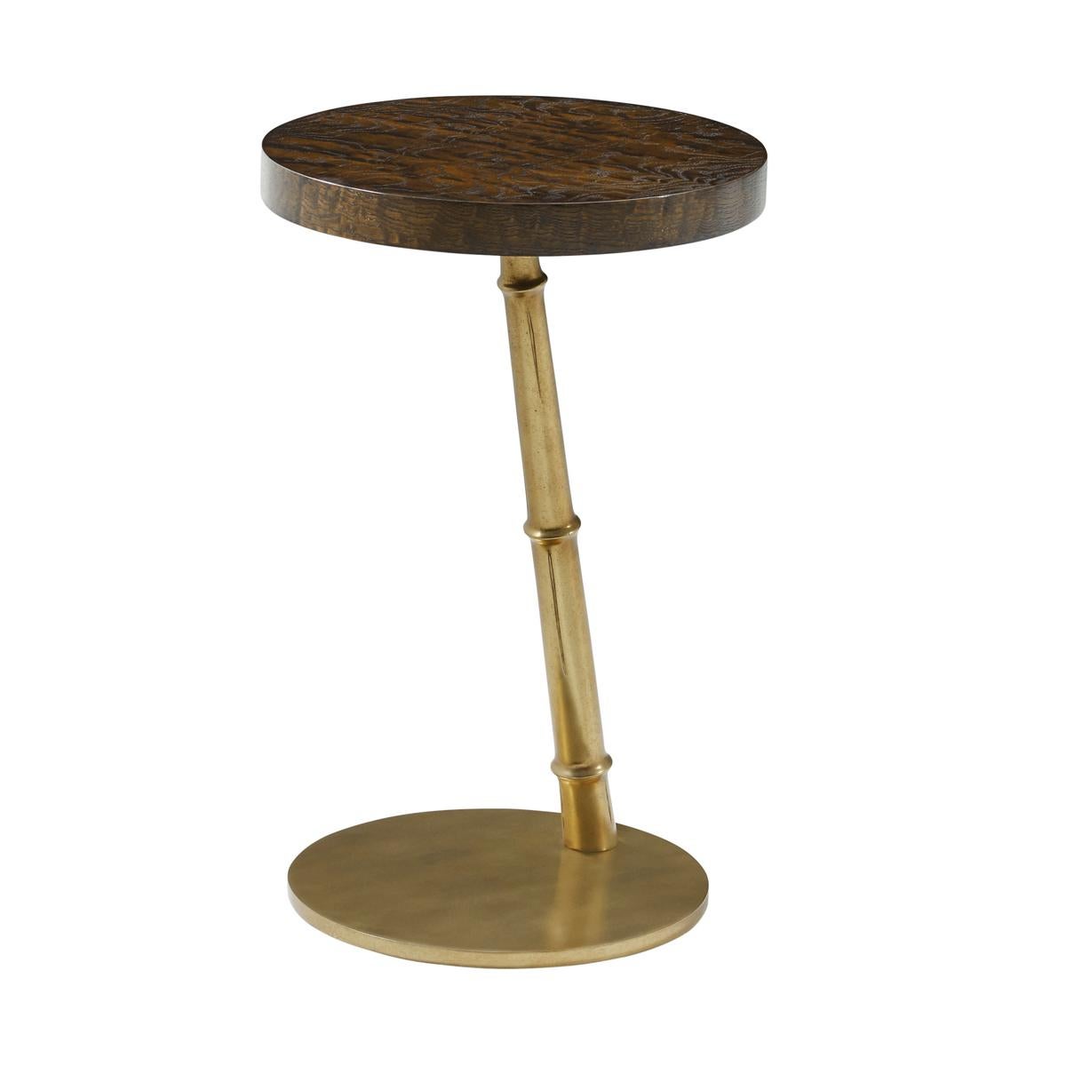 Floating Burl Accent Table For Sale