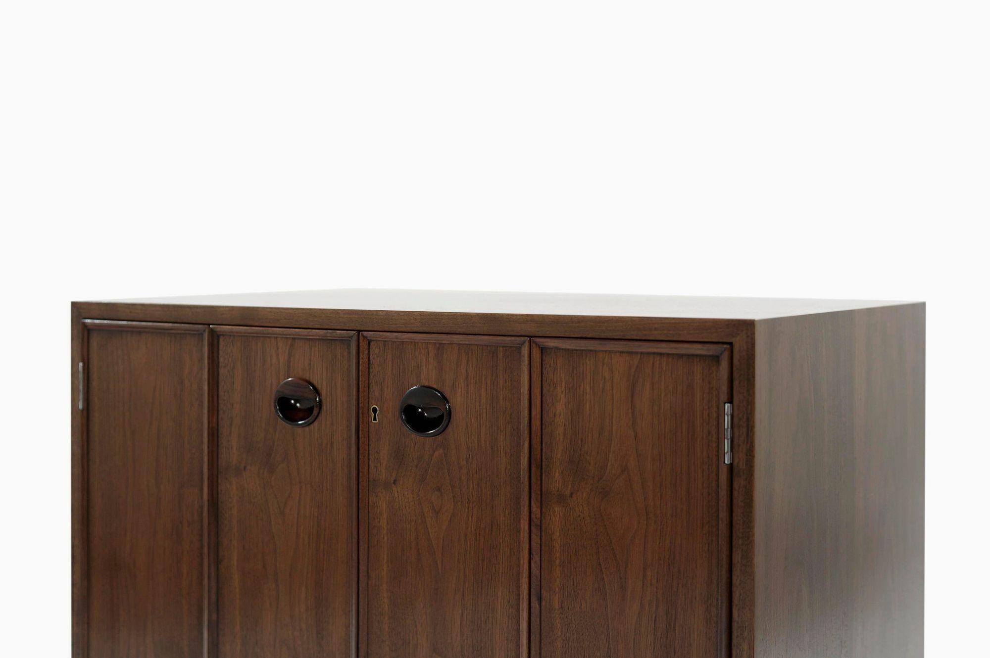Rosewood Floating Cabinets by Edward Wormley for Dunbar, C. 1950s For Sale