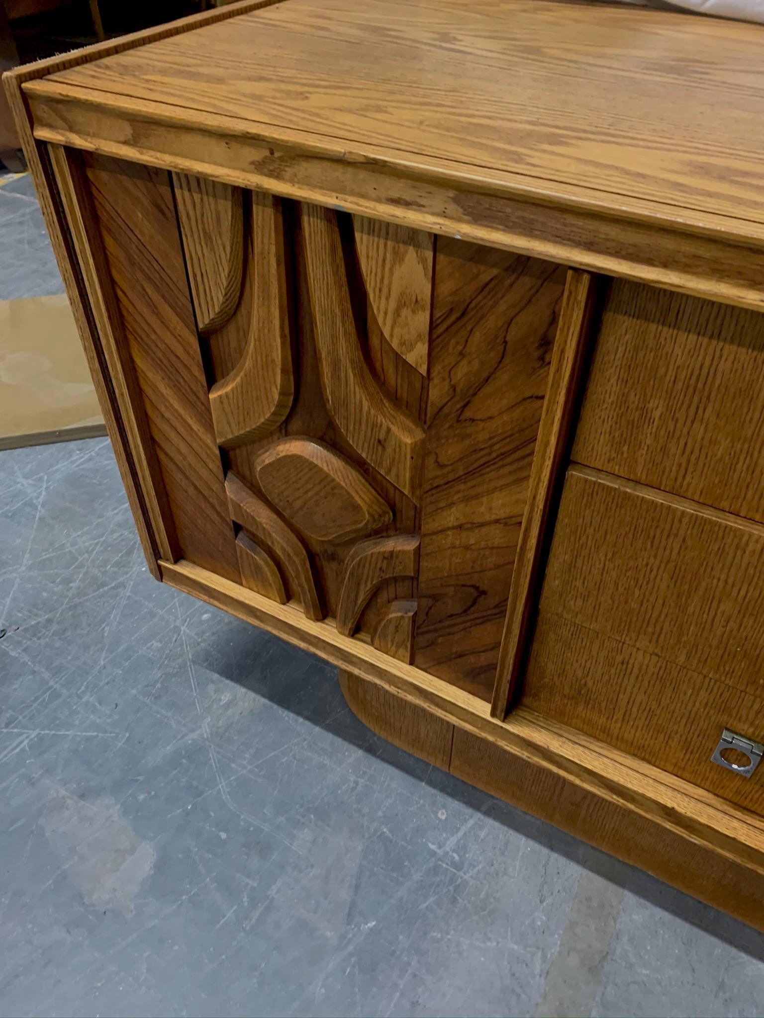 credenza with shelves