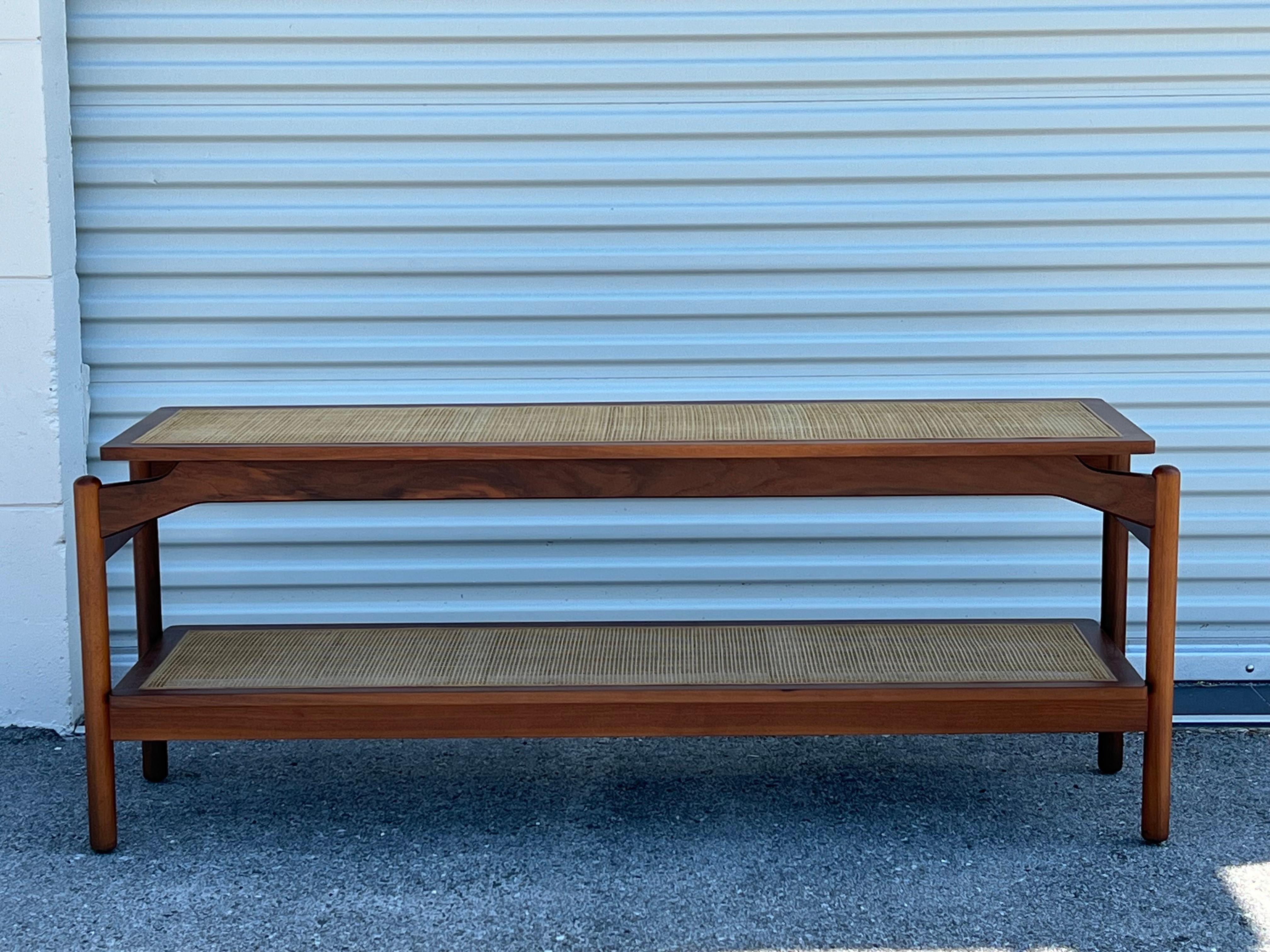 Mid-Century Modern Floating Console Table by Greta Grossman for Glenn of California For Sale