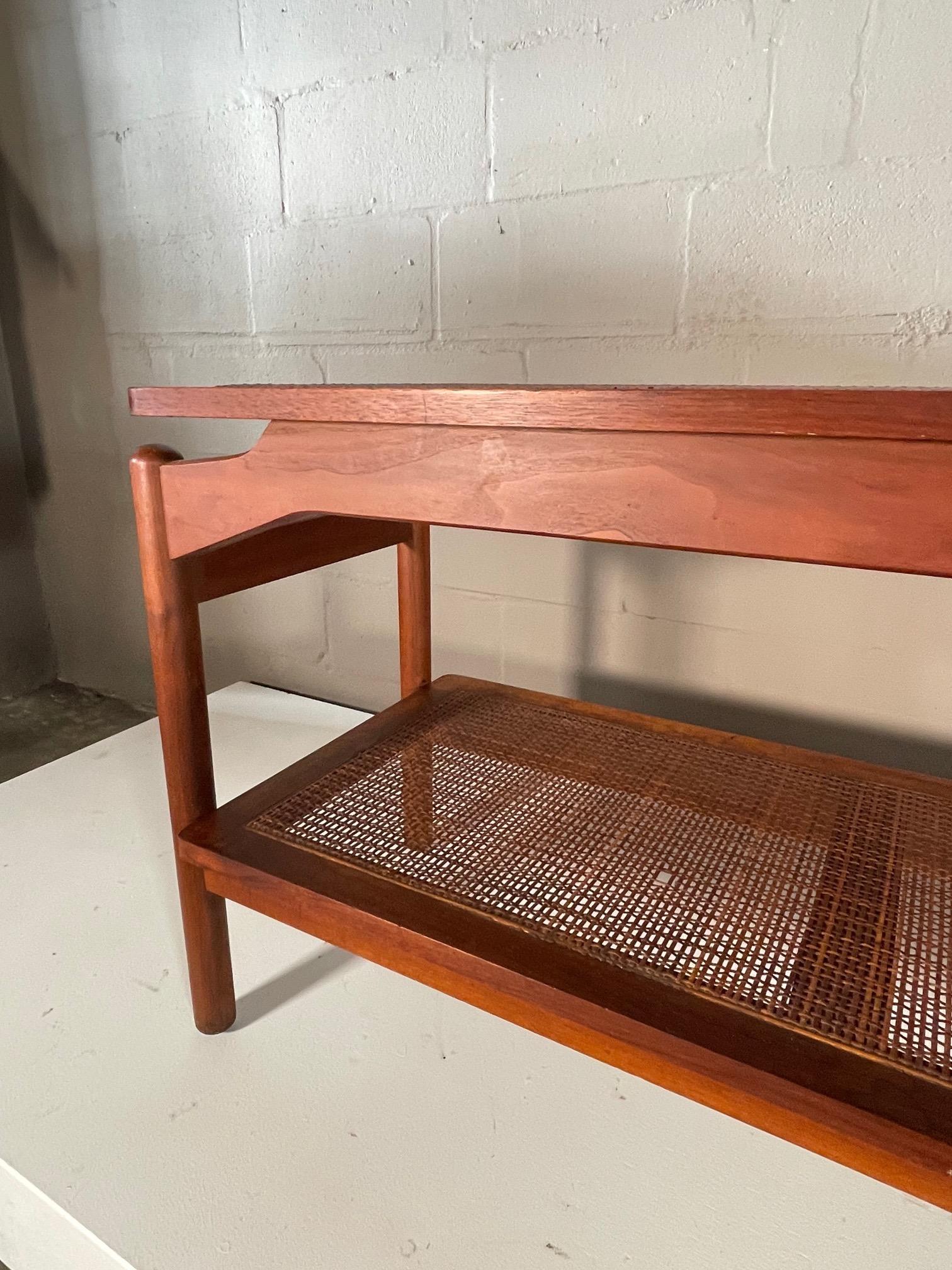 Floating Console Table by Greta Grossman for Glenn of California In Good Condition In St.Petersburg, FL