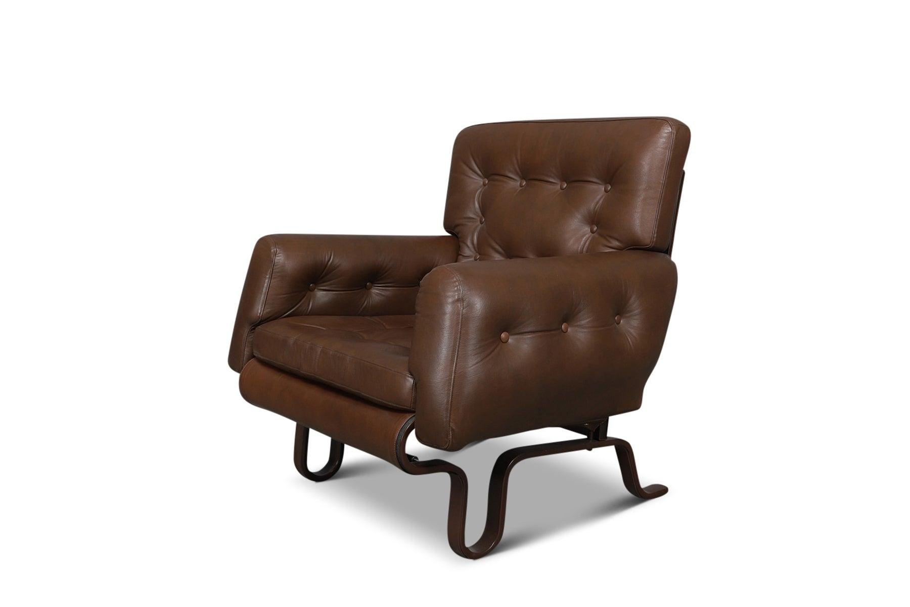 20th Century Floating Design Lounge Chair by Eric Sigfrid Persson For Sale