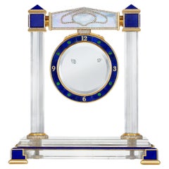 Reloj misterioso de diamantes flotantes