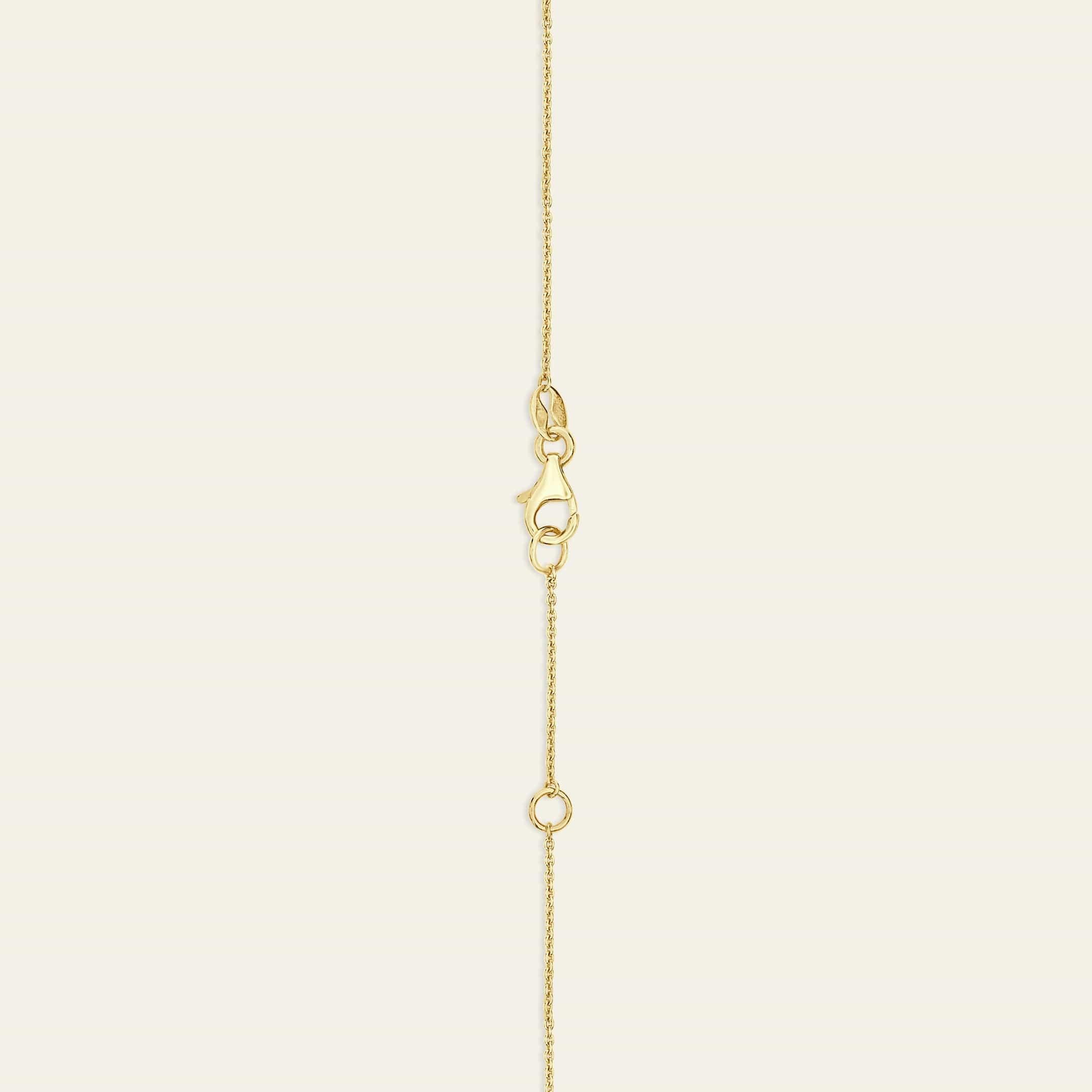 Rose Cut Floating Diamond Trio Tennis Necklace in Yellow Gold For Sale