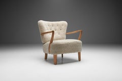 Floating Easy Chair by Otto Schulz (Attr.), Sweden 1940s