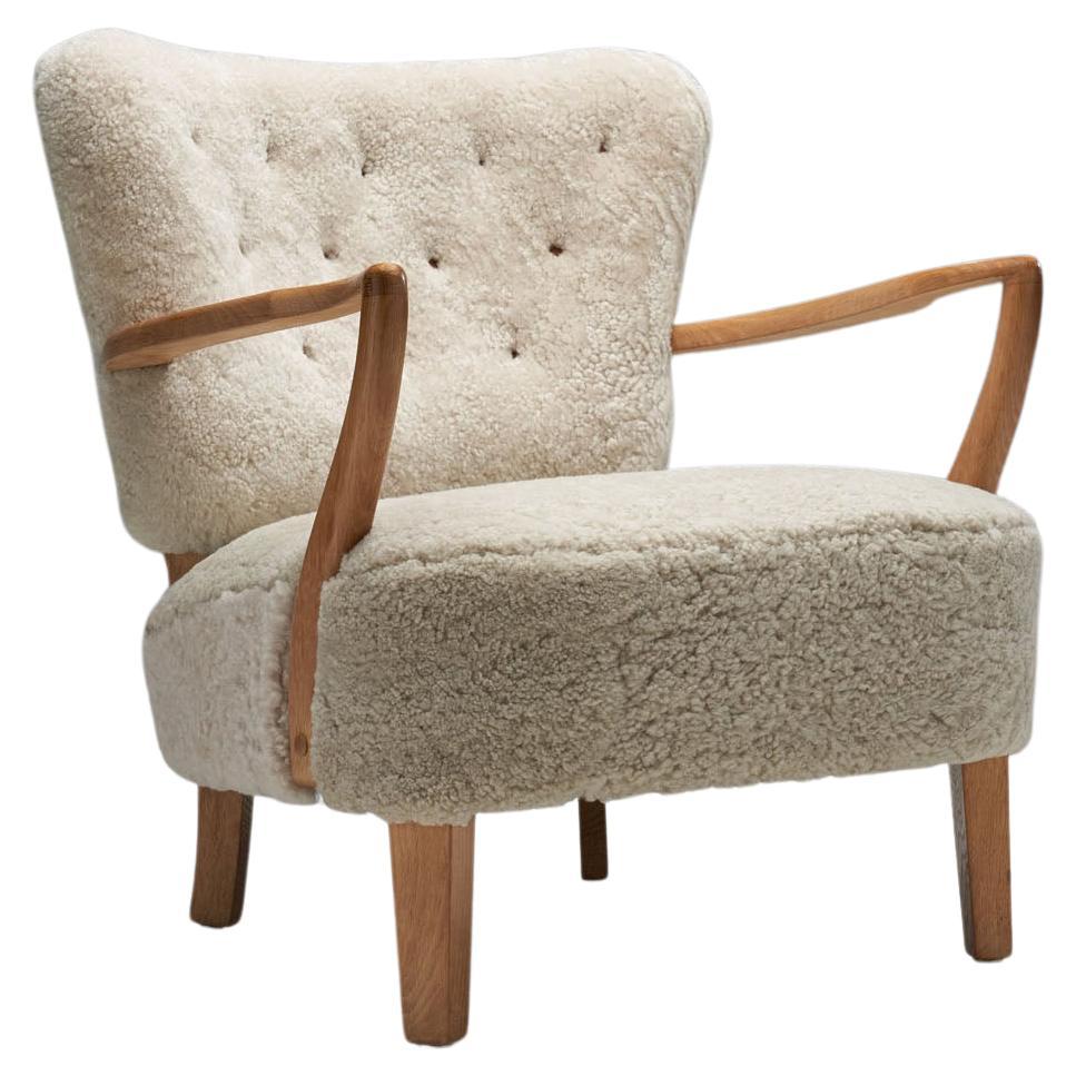 Fauteuil flottant d
Otto Schulz (Attr.), Suède, années 1940 en vente