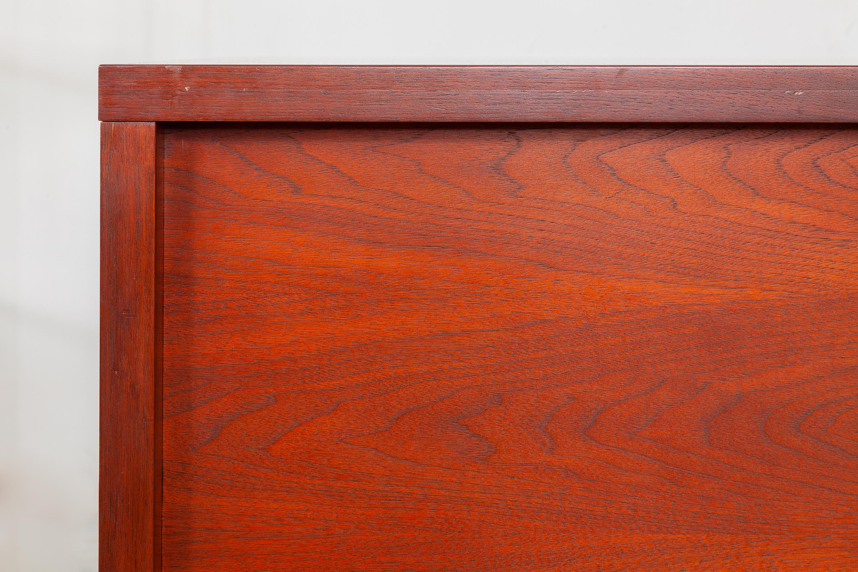 Hand-Crafted Floating Edward Wormley for Dunbar Executive Extending Desks, 1970s For Sale