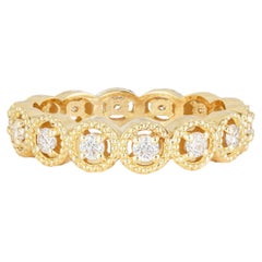 Bracelet éternel à pierres flottantes avec diamants naturels