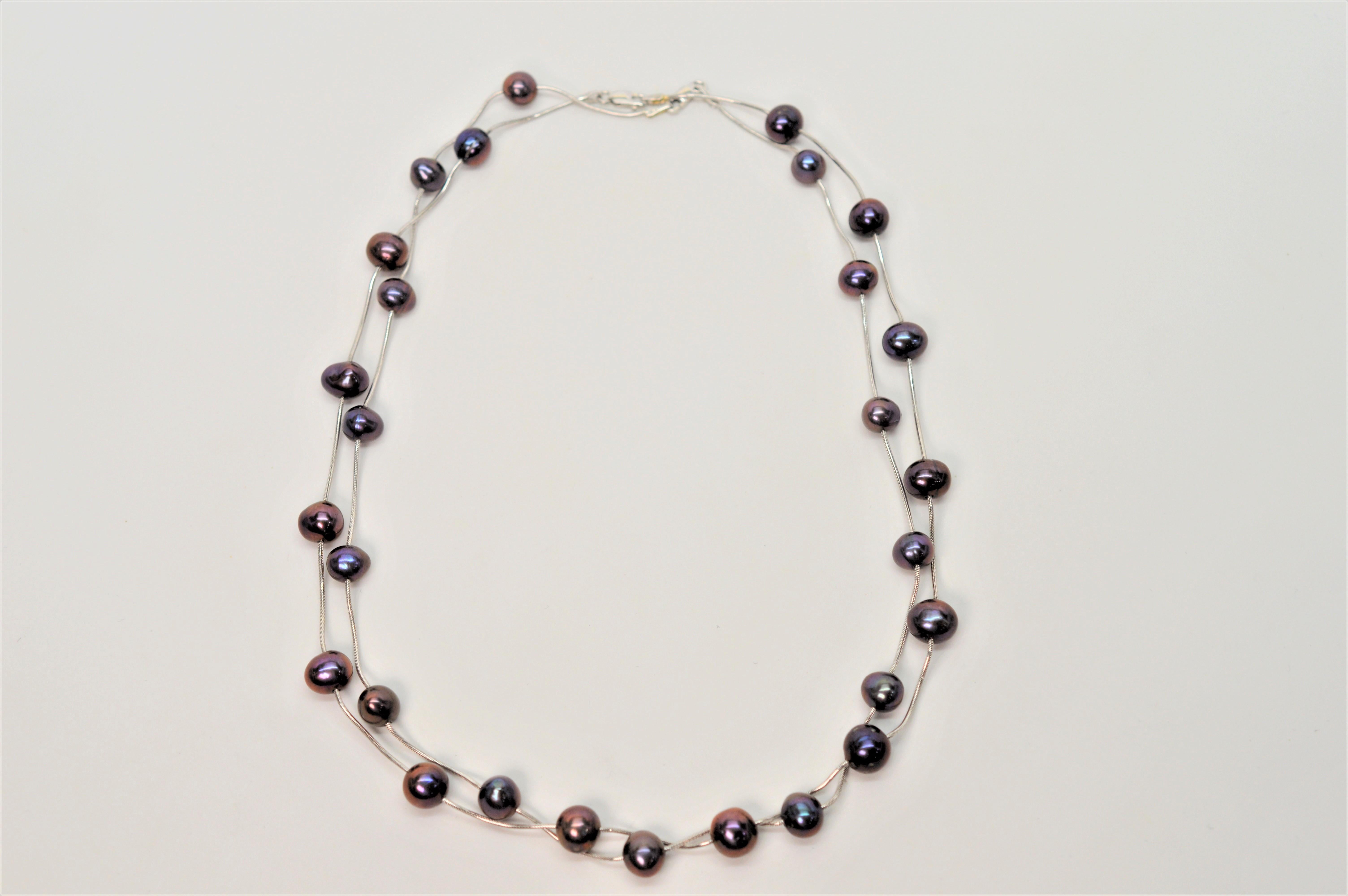 floating bead necklace