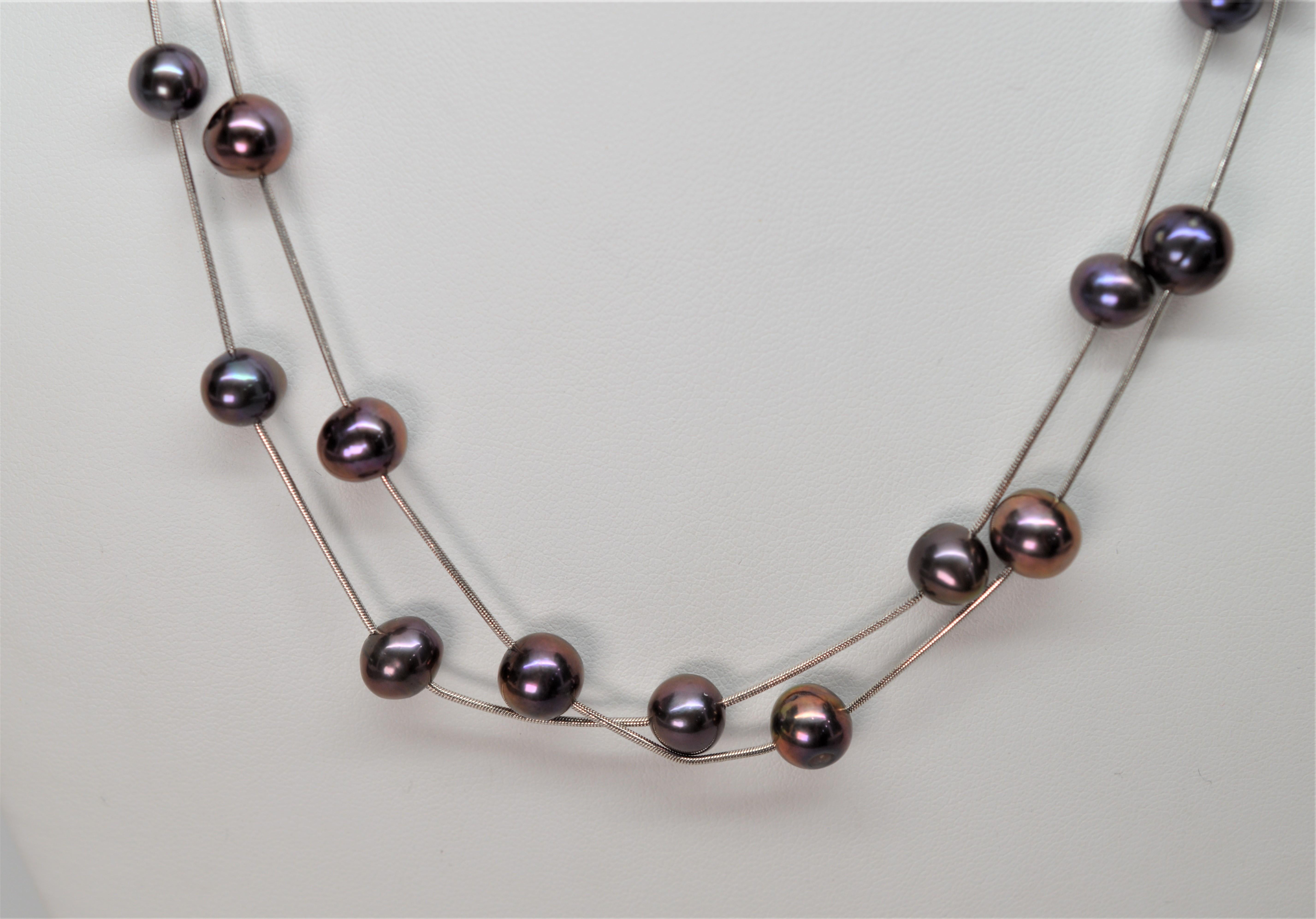 floating bead necklace