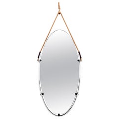 Floating Italian Mirror with Rope