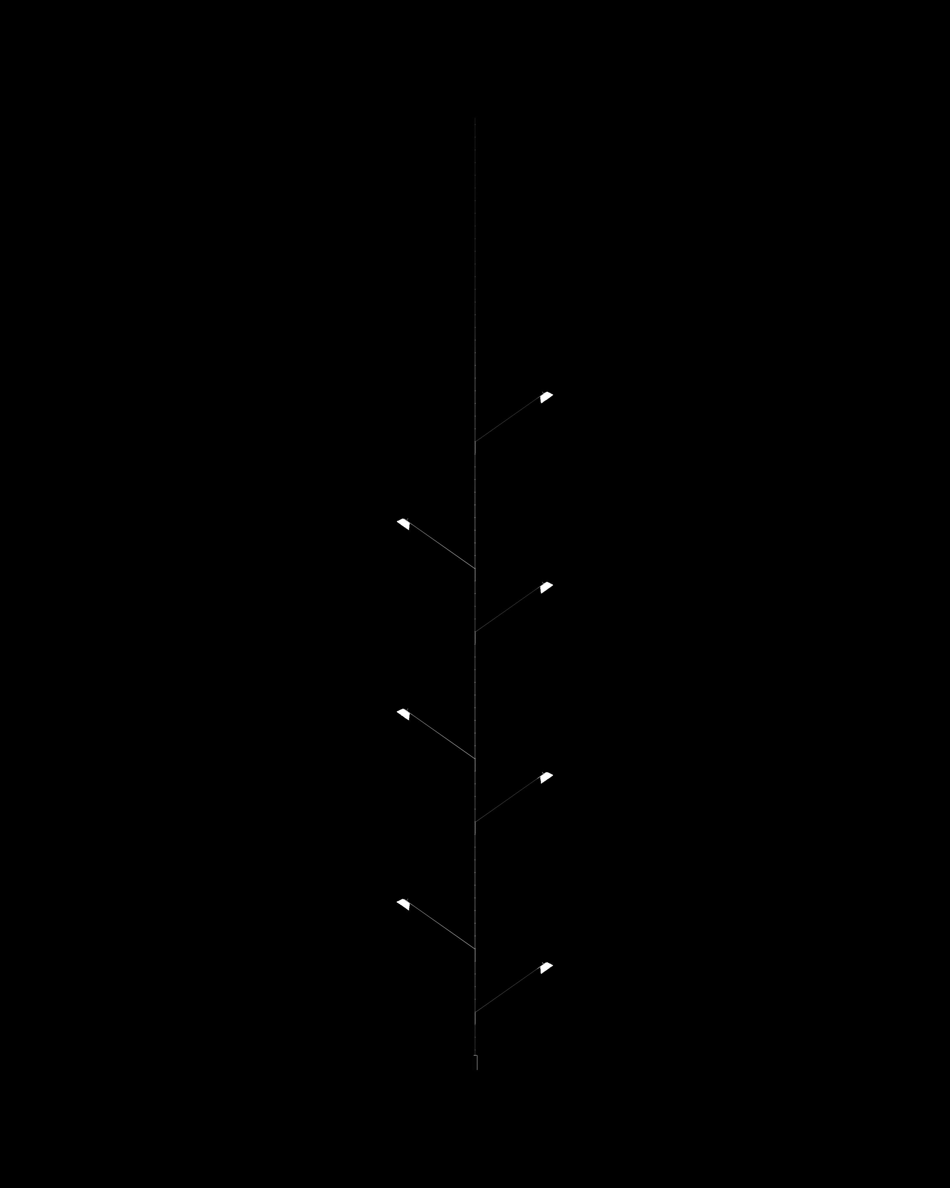 Floating lights 
Model S.02.01.E007 (Form.Rows.Version.Number of Elements)
Form: S (straight)
Rows: 1 row (2 lines)
Version: 1
Number of elements: 7 lighting elements
 
The design functions as an interior tool made for any possible space. It