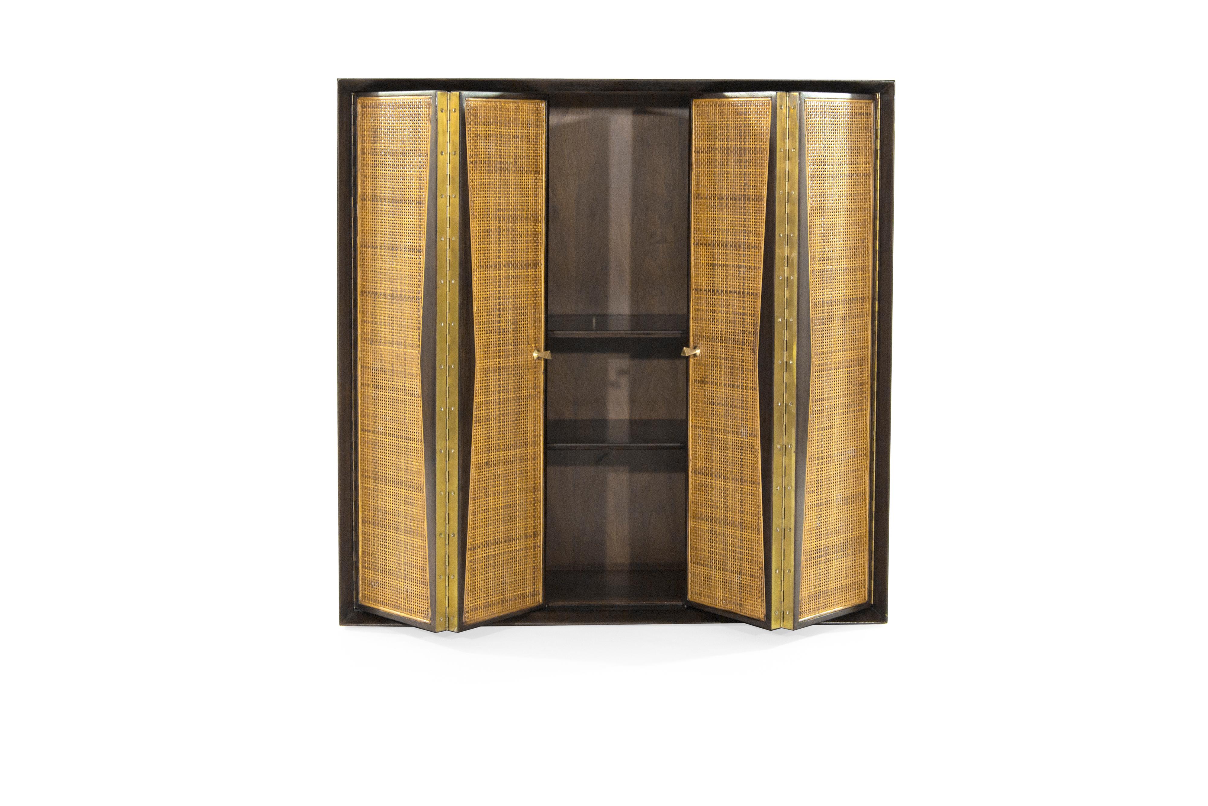 Floating Liquor Cabinet by Vladimir Kagan for Grosfeld House In Excellent Condition In Westport, CT