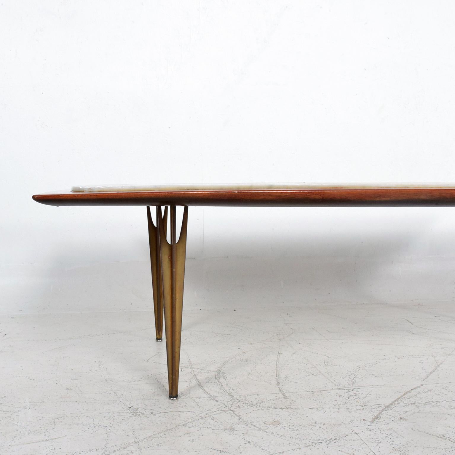 1950s Eugenio Escudero Floating Marble Coffee Table For Sale 1