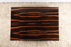 Floating Mid-Century Modern Macassar Ebony Coffee Table