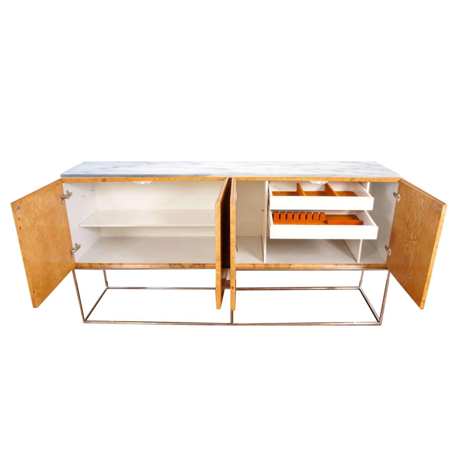 Mid-Century Modern Floating Sideboard Cabinet by Milo Baughman for Thayer Coggin For Sale