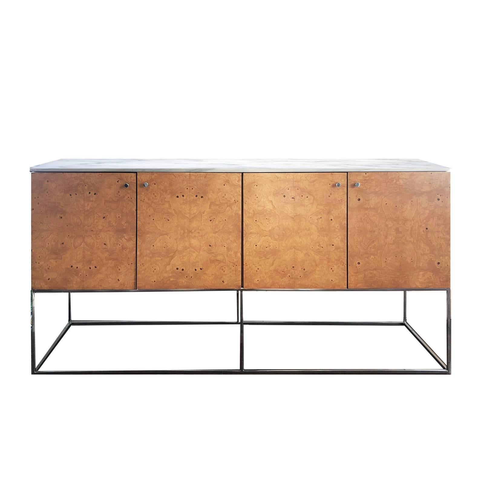 Floating Sideboard Cabinet by Milo Baughman for Thayer Coggin For Sale
