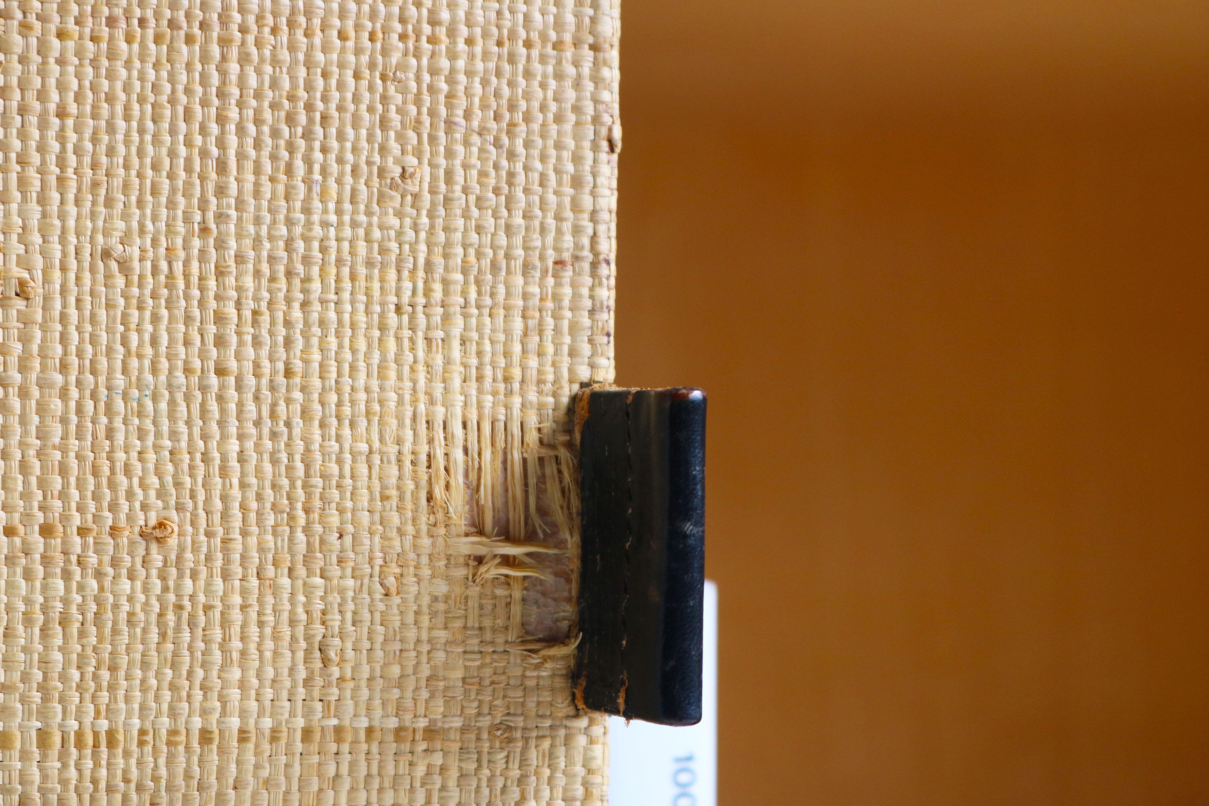 Credenza galleggiante Model: 123 di Florence Knoll per Knoll 1960 Teak Seagrass in vendita 5
