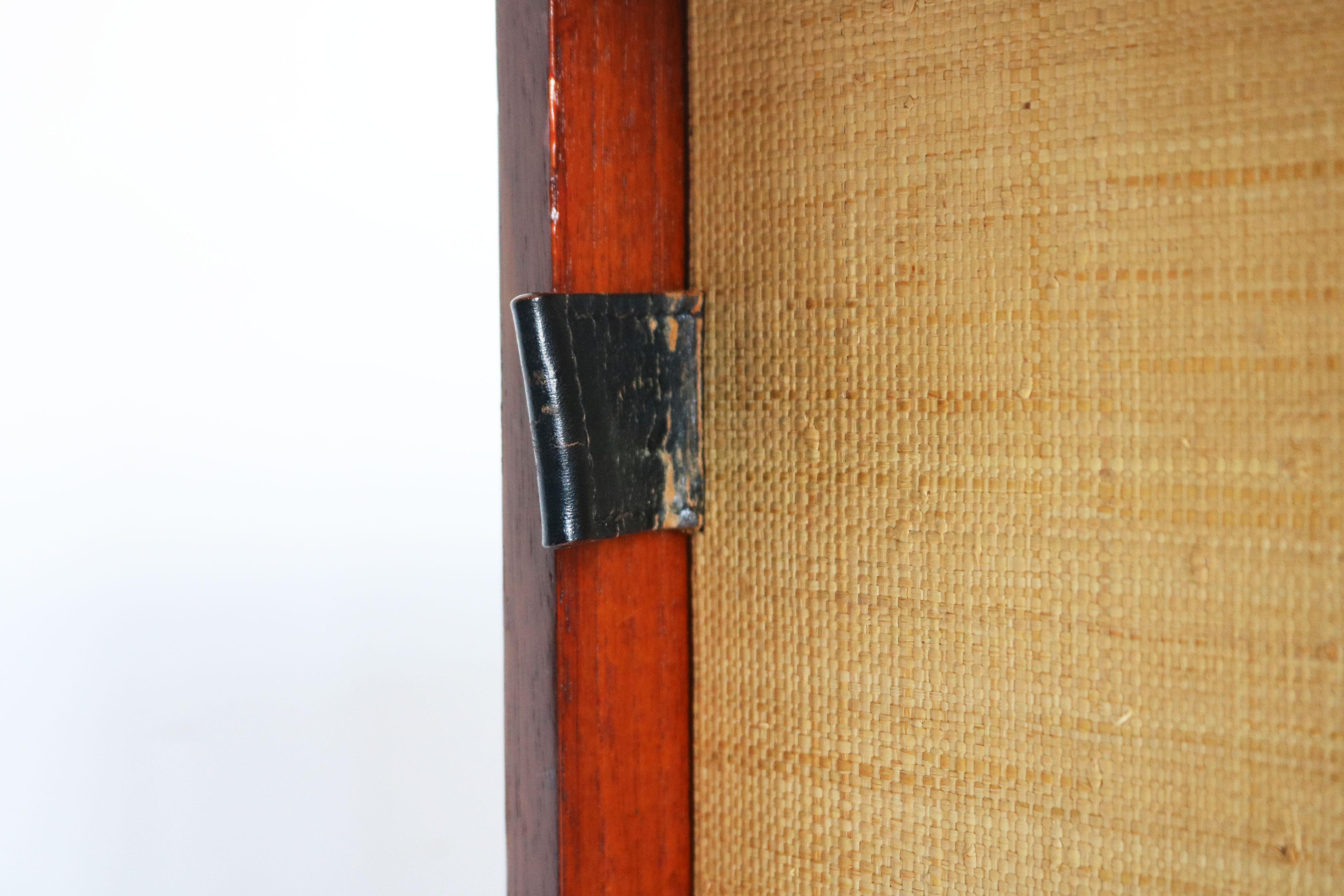 Credenza galleggiante Model: 123 di Florence Knoll per Knoll 1960 Teak Seagrass in vendita 13