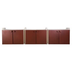Floating Six Door Cabinet