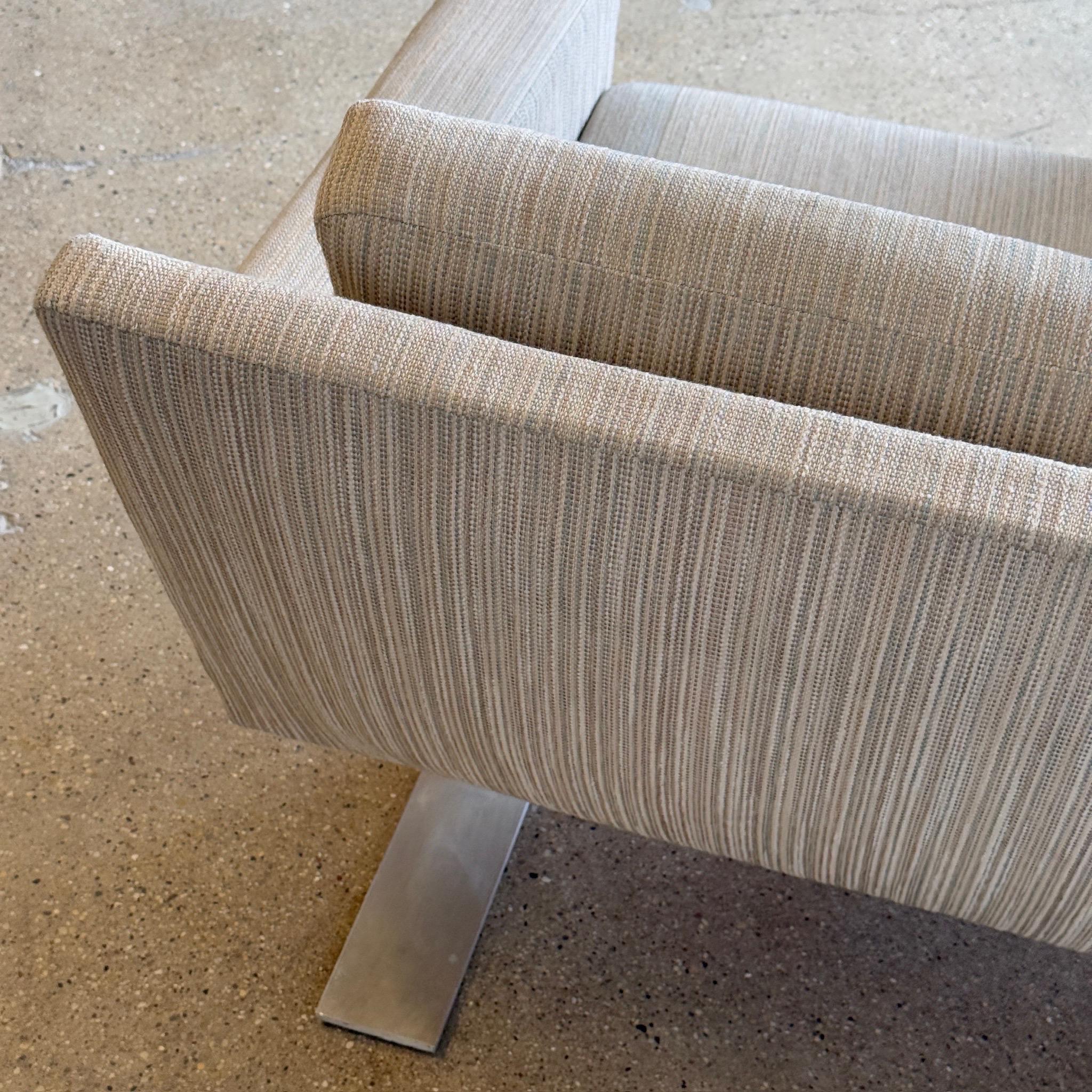 Upholstery Floating Sofa by Erik Ole Jorgensen for Dux For Sale