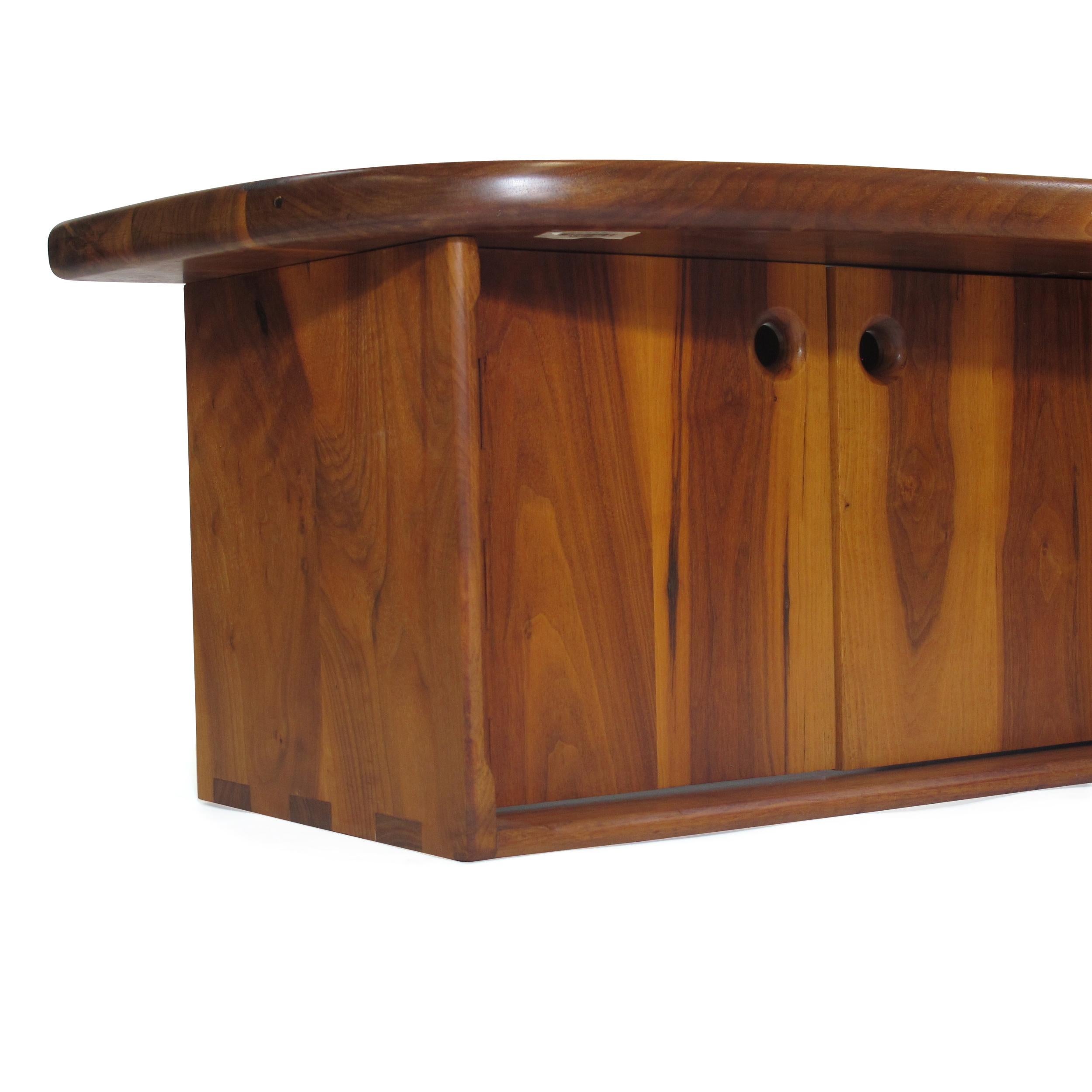 American Floating Studio Craft Credenza Bench For Sale