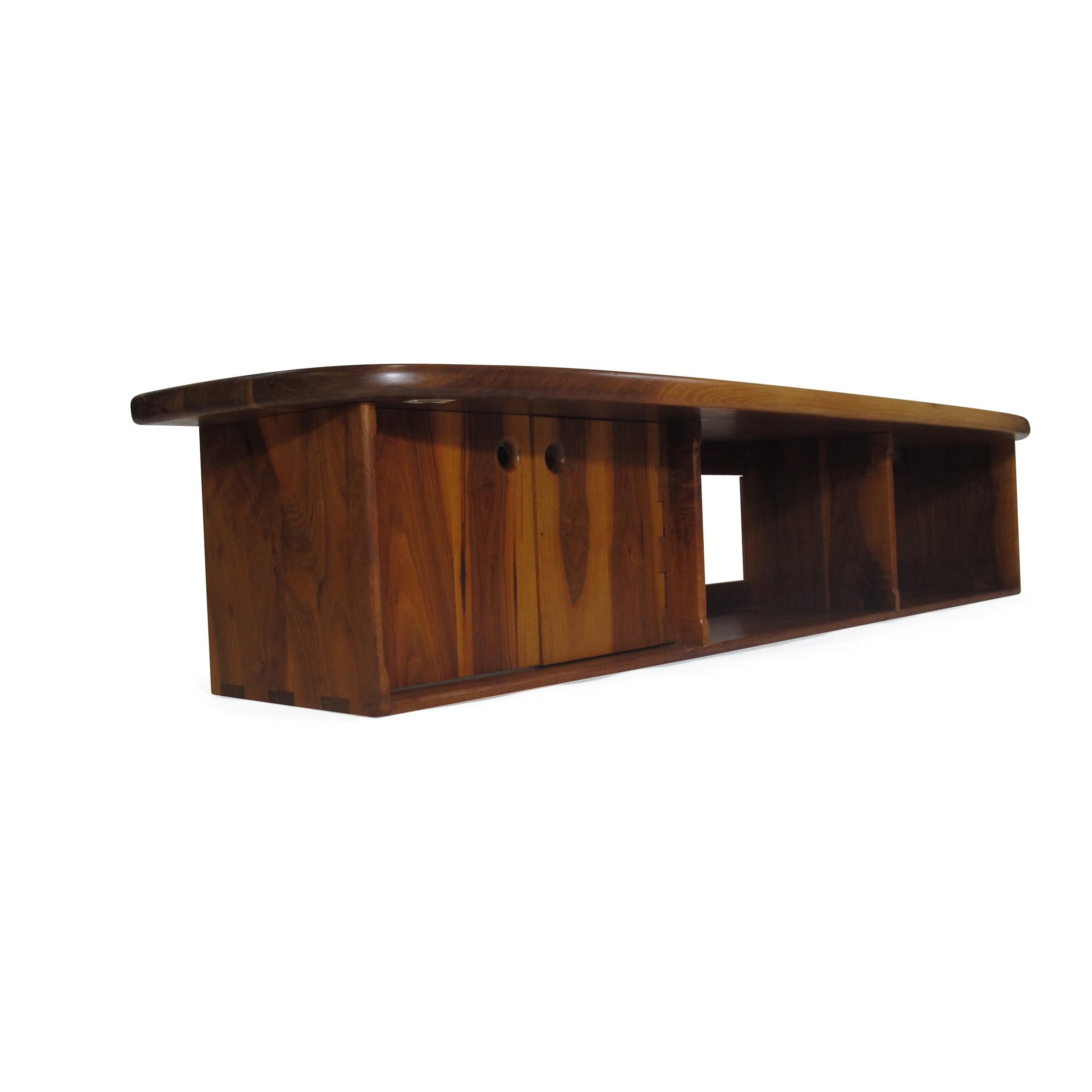 Late 20th Century Floating Studio Craft Credenza Bench For Sale
