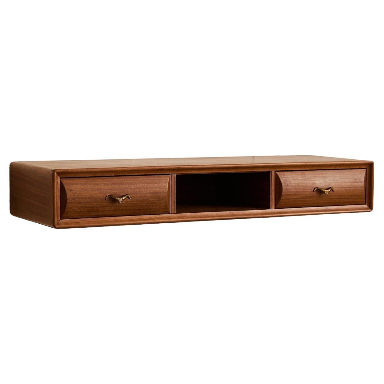 Floating Wall Console, Att. Paolo Buffa im Angebot
