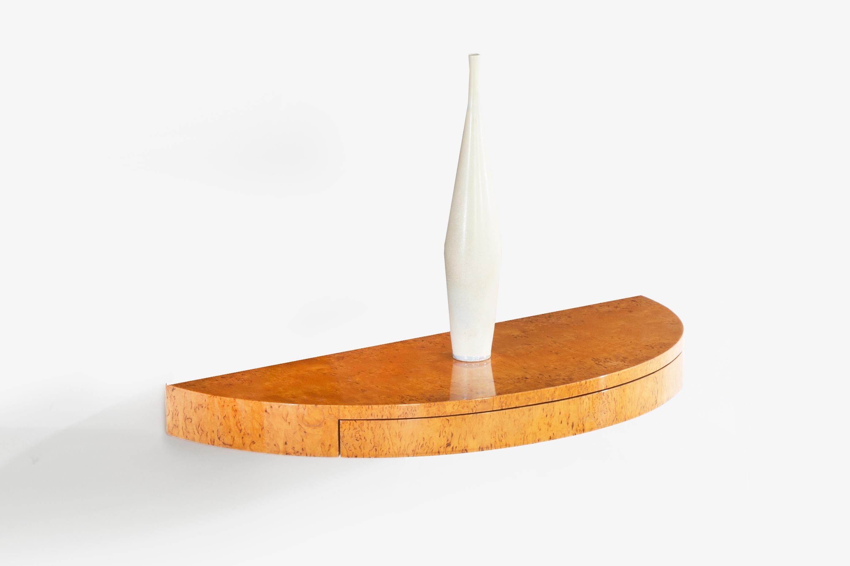 demilune wall shelf