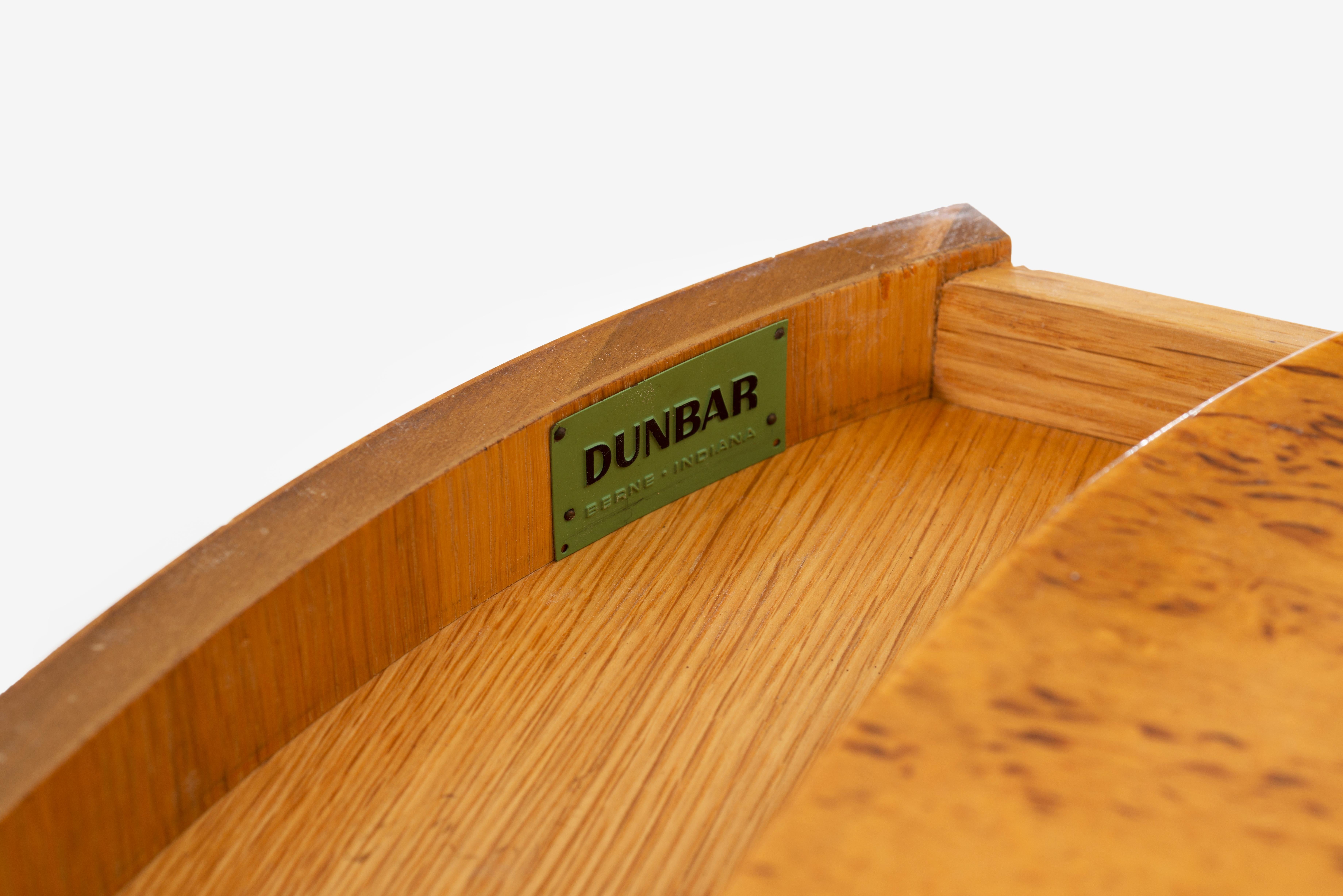 Mid-20th Century Floating Wall Console Demilune by Edward Wormley for Dunbar