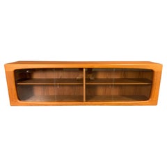 Floating / Wall Mounted Teak Credenza by Silkeborg