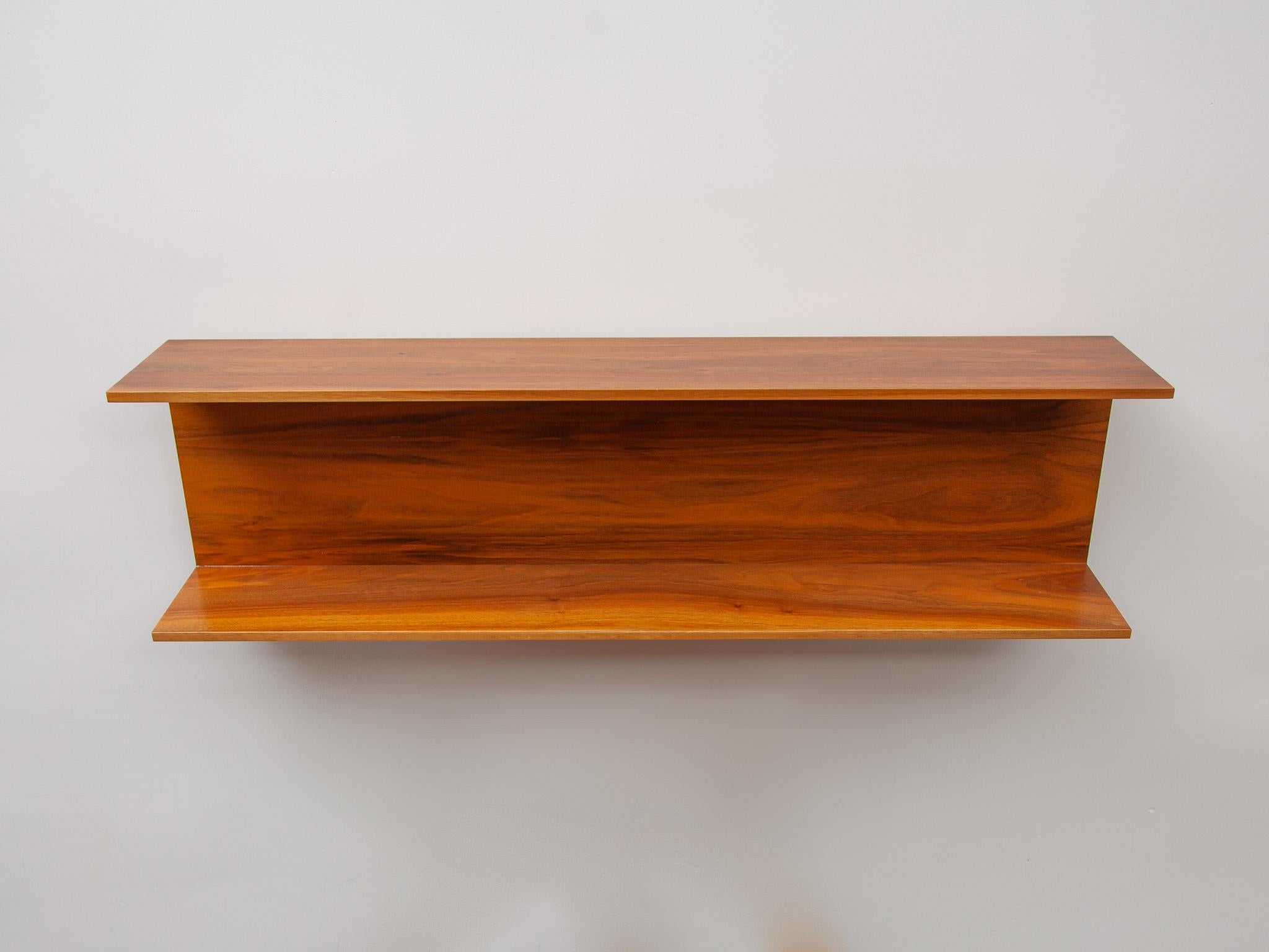 Mid-20th Century Floating Wall Shelve designed by Walter Wirtz for Wilhelm Renz, Germany, 1960s