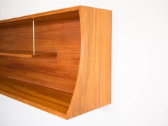 Floating Wall Shelving Unit by Acácio Gil Borsoi, Brazil, 1958