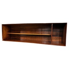 Floating Wall Sideboard in Hardwood by Carlo Hauner for Forma, c. 1950 Brazil
